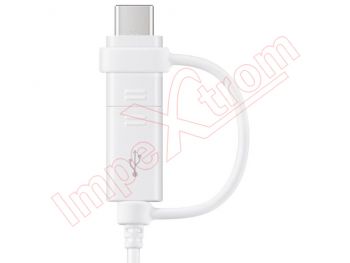 EP-DG930DWEGWW type white data cable with USB to Micro-USB / USB Type-C connector of 1.5 m